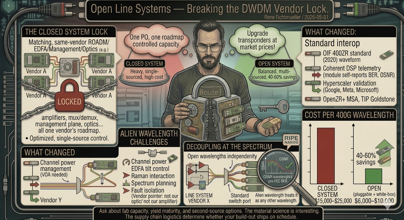 Open Line Systems — Breaking the DWDM Vendor Lock