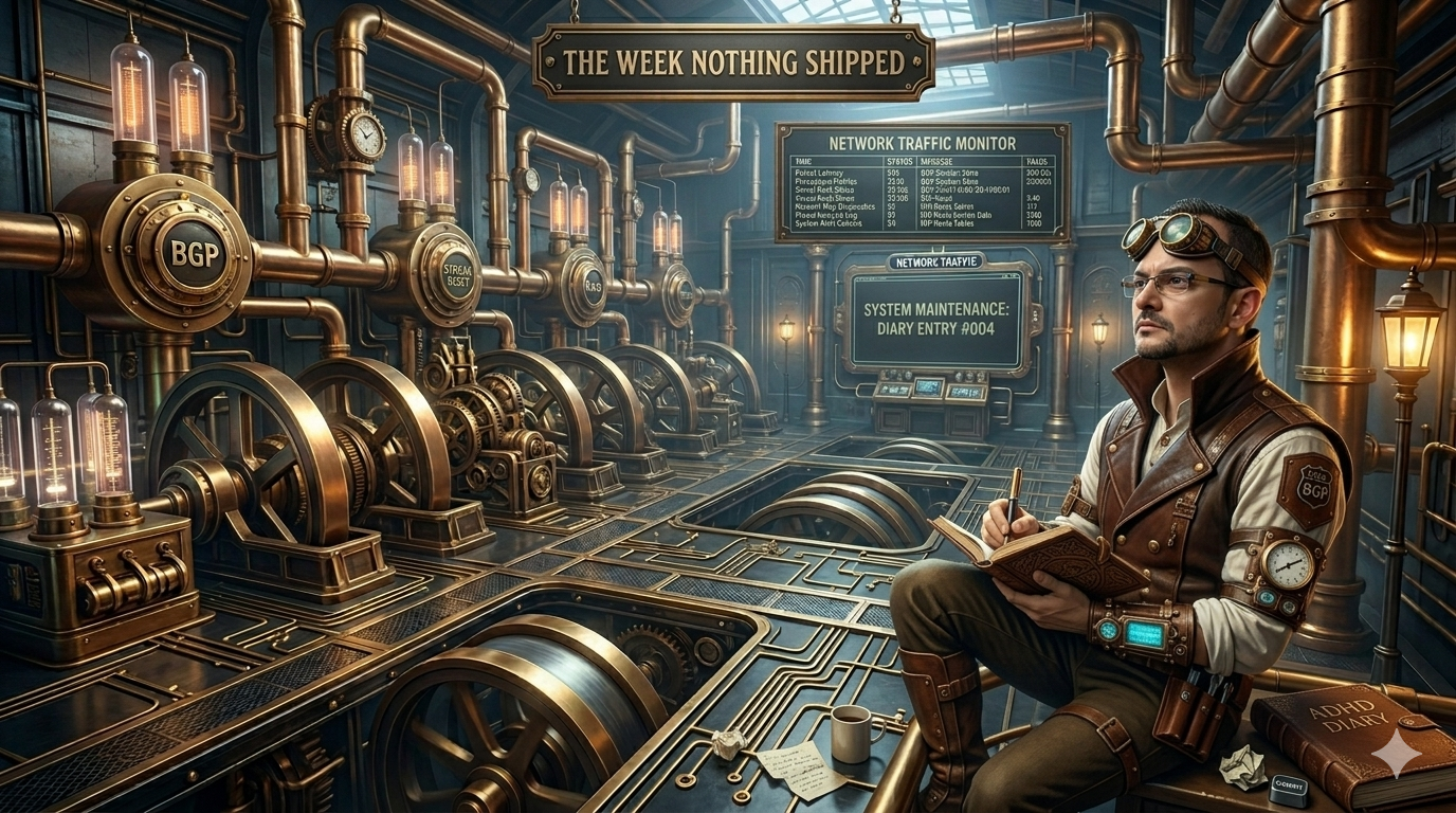 ADHD Diary #004: The Week Nothing Shipped