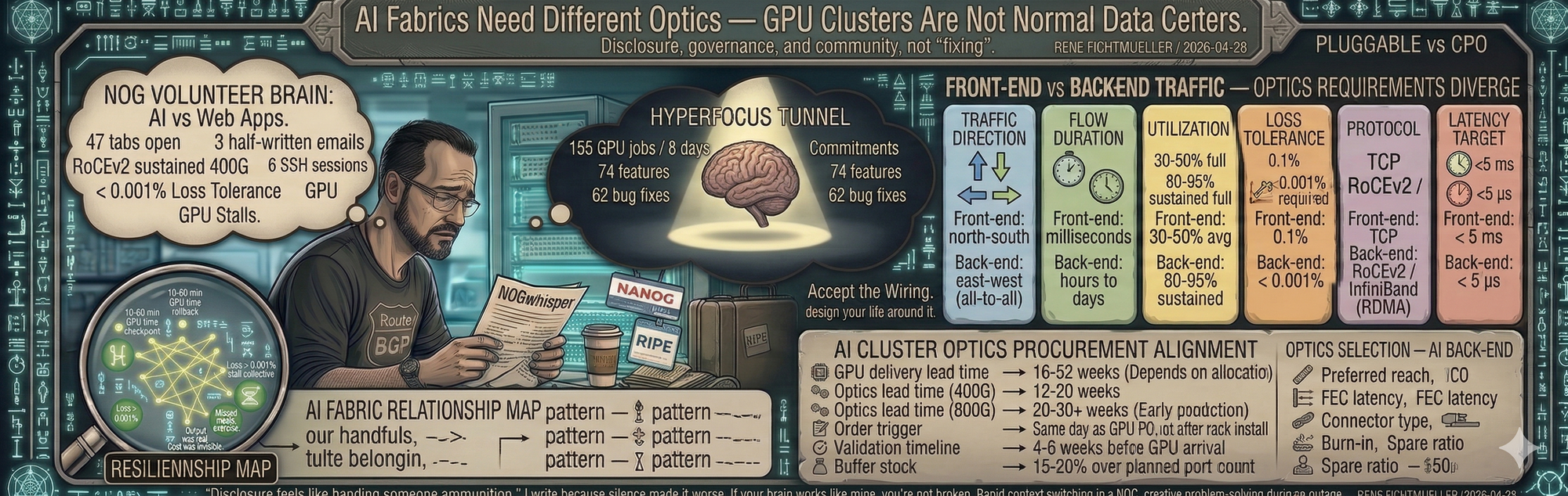AI Fabrics Need Different Optics — GPU Clusters Are Not Normal Data Centers