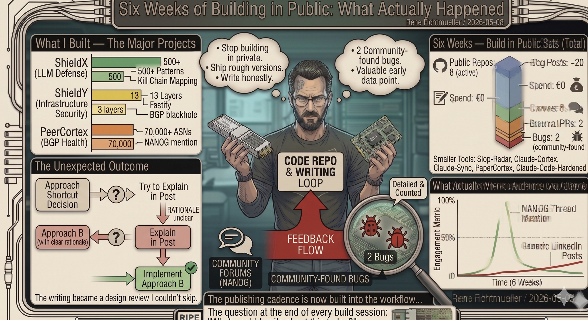 Six Weeks of Building in Public: What Actually Happened